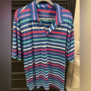 Striped Vineyard Vines polo tee